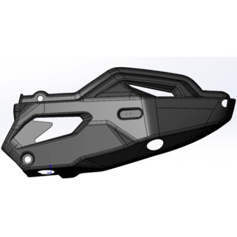 Кожух нижний правый снегоход Stels Stavr RY000153