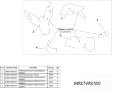 Комплект термоизоляции Ataman SA800T-00001000 LU095089