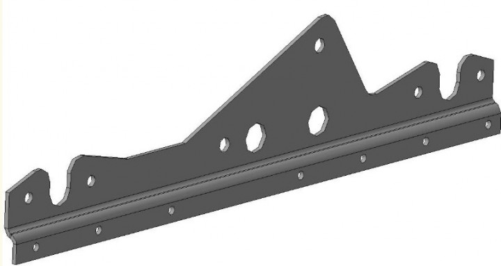 Кронштейн передний правый снегохода JU060964 