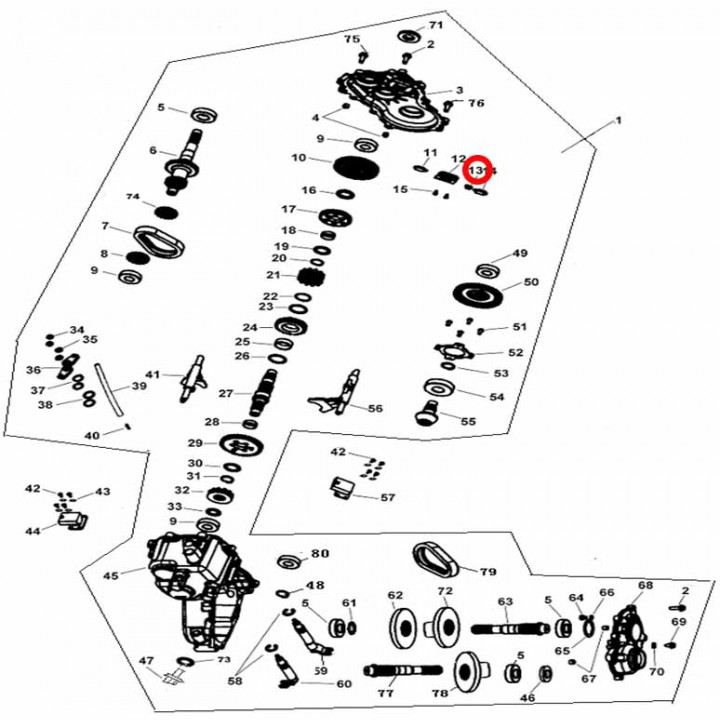 Пружина фиксатора передач (сжатие) Stels ATV 300B 3.2.01.0110 LU019376