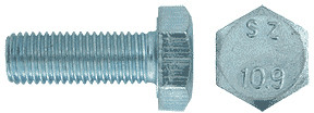 Болт M10x1,5х30 DIN 933-10P JU111712 Болт M10x1,5х30 DIN 933-10P JU111712