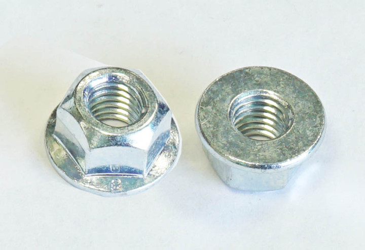 Гайка шестигранная самоконтрящаяся с фланцем с зажимным элементом М8 DIN 6927 Stels Guepard 9203-08-125 LU068518