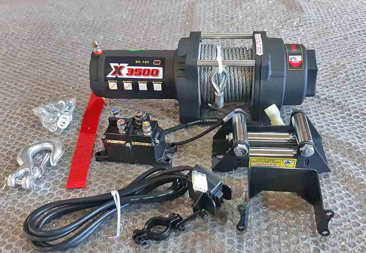 Лебедка X3500 Stels Guepard металлический трос LU091574