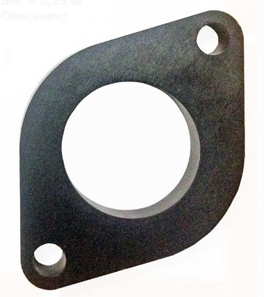 Проставка термоизолирующая впускного коллектора снегоход Stels 600см3 LU081056 Проставка термоизолирующая впускного коллектора снегоход Stels 600см3 LU081056