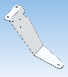 Кронштейн спинки сиденья Ataman окраш JU114899