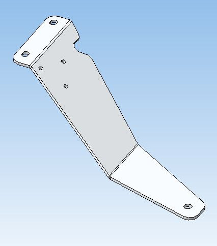 Кронштейн спинки сиденья Ataman окраш JU114899