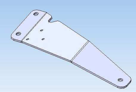 Кронштейн спинки сиденья Ataman окраш JU114901