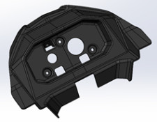 Щиток приборной панели Ataman SA800-84020016 черный LU091717