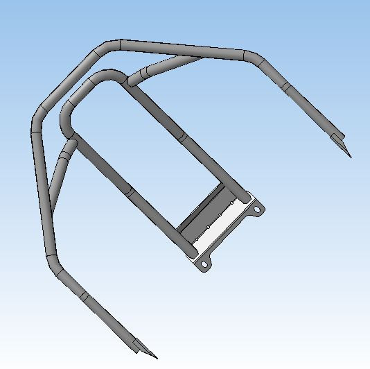 Бампер Ataman окраш JU115379