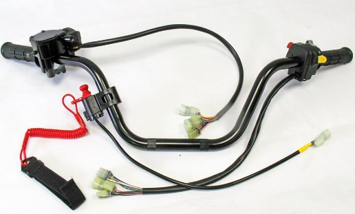 Руль мотоциклетного типа Stels Guepard в сборе EKC-STXXX LU074577 заменен на LU083694