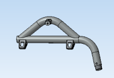 Боковина в сборе левая Stels Guepard 2.0 1000см3 PE до августа 2025г. жёлтая EP-00005193
