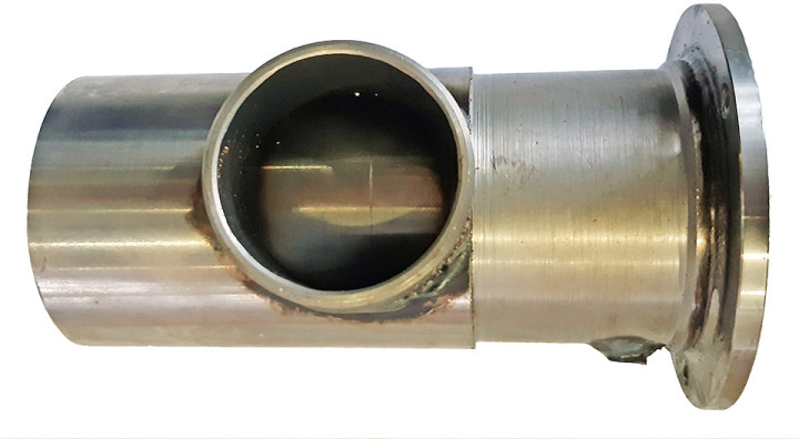 Стойка с боковиной левая со стопором снегоход Stels Viking JU084481