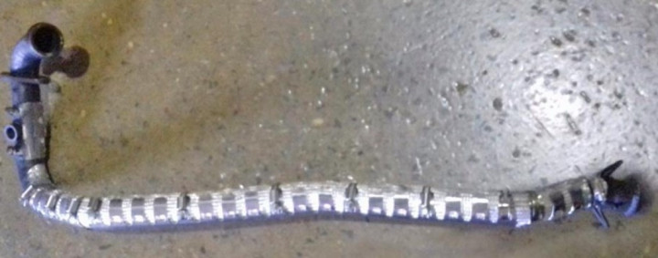 Труба приемная глушителя передняя Stels Guepard 120301-103-0000 LU080733 JU113737