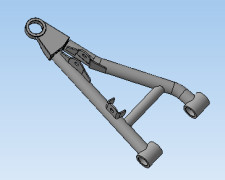 Рычаг передний верхний левый Stels Guepard 2.0 JU134498 JU130317 JU132803