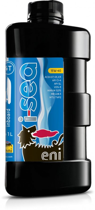 Масло моторное 15w-40 минеральное для водной техники Eni i-Sea Inboard 4T 740791