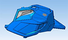 Щиток корпуса левый Ataman в сборе SA600T-84020180 RY000217