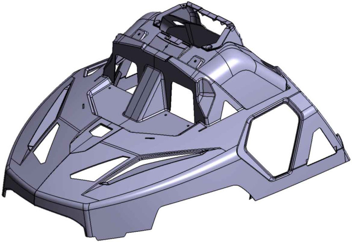 Капот снегоход Stels Viking