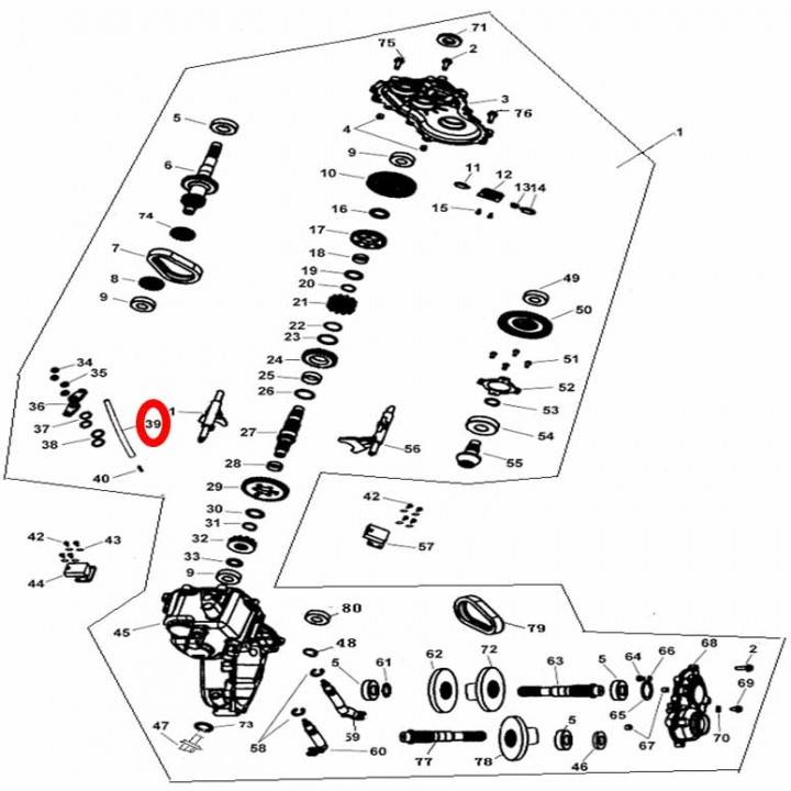 Трубка вентиляционная коробки передач Stels ATV 300B пластик 3.2.01.0290 LU019405