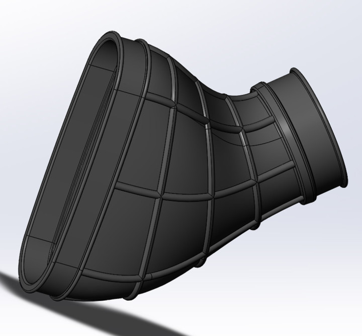 Патрубок впускной вариатора Stels Guepard 2.0 A1000GK-13210101 LU101832