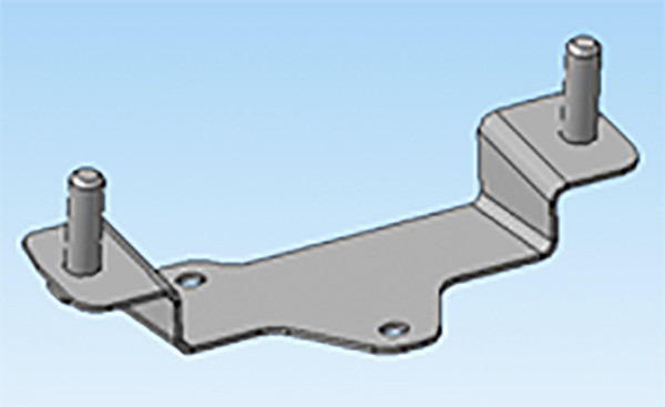 Кронштейн контроллера Ataman в сборе окраш JU124538