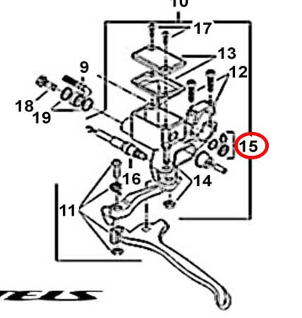 Окно контрольное главного тормозного цилиндра снегоход Stels LU042509