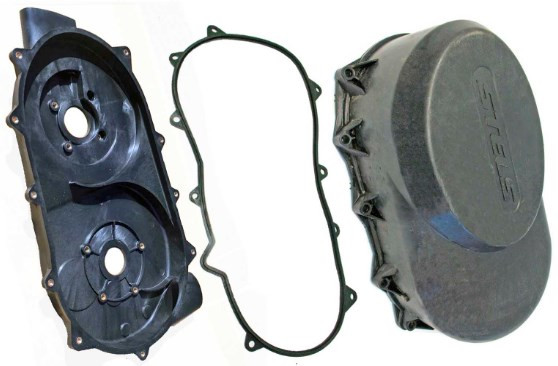 Корпус вариатора с крышкой и прокладкой Stels Guepard (10точек крепления) 150100-103-0077_ LU090779 420611390 420612310  420611395 420611390