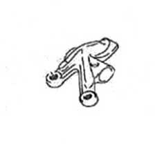 Коромысло выпускного клапана Stels Leopard 600\650 100708-102-0000 LU065619