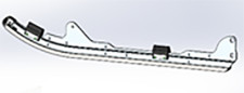 Рельс SA800-29141170 (левый, Витязь 2.0) снегоход Stels VITYAS RY000370