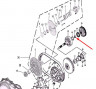 Гайка с фланцем M18х1.5мм крепление диска сцепления Stels Leopard 9202-18-150L LU014830
