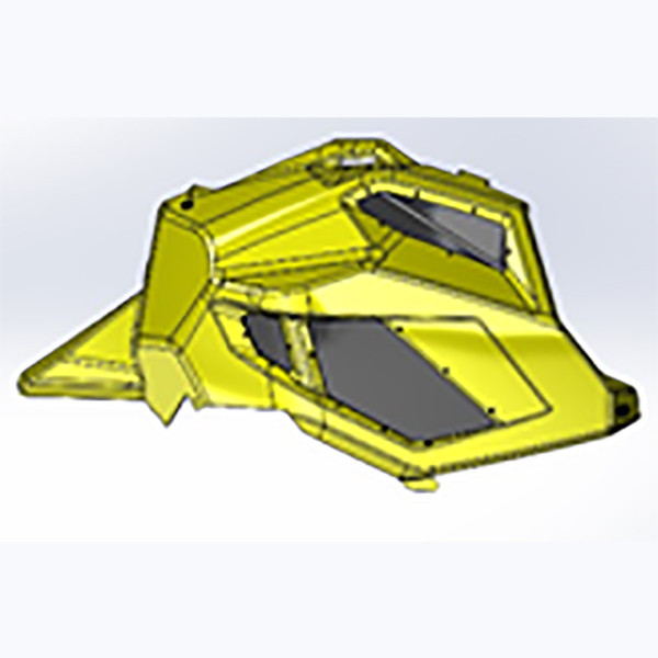 Щиток корпуса правый Ataman в сборе SA800T-84020130 RY000175