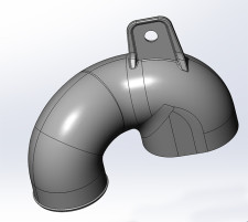 Патрубок Stels Guepard 2.0 A1000GK-13210106 LU101820 JU135594
