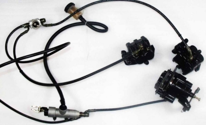 Тормозная система Stels 500 Kazuma в сборе C500-8301700 LU018201