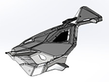 Бампер передний левый Ataman в сборе SA800T-84020120 RY000174