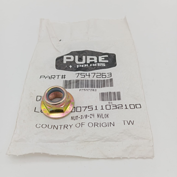 Гайка Polaris NUT-3/8-24 NYLOK 7547263