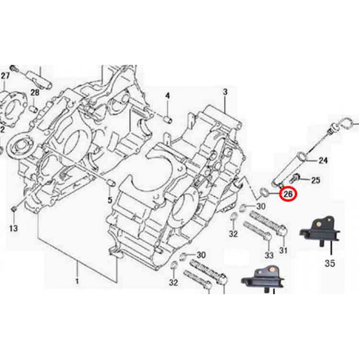 Кольцо уплотнительное 19.2х2.4мм Stels Leopard 600\650 резина 9451-0192-24 LU065526