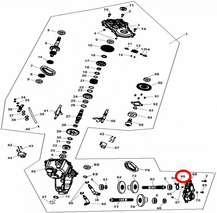 Шайба D кробки передач Stels ATV 300B сталь 8.8.01.0050 LU019584