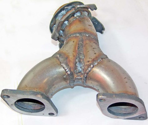 Коллектор выпускной снегоход Stels 600см3 LU080997 Коллектор выпускной снегоход Stels 600см3 LU080997