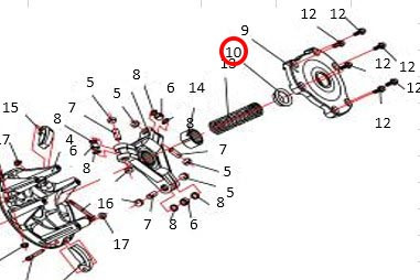 Шайба опорная пружины центр.мех-ма вариатора Stels 500 Kazuma\GT, сталь P800-1502209 LU018351