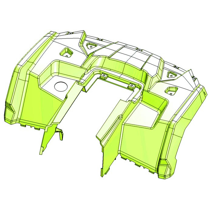 Панель облицовочная кузова верхняя задняя Stels Guepard 2.0 A800GK-5000014 LU069241