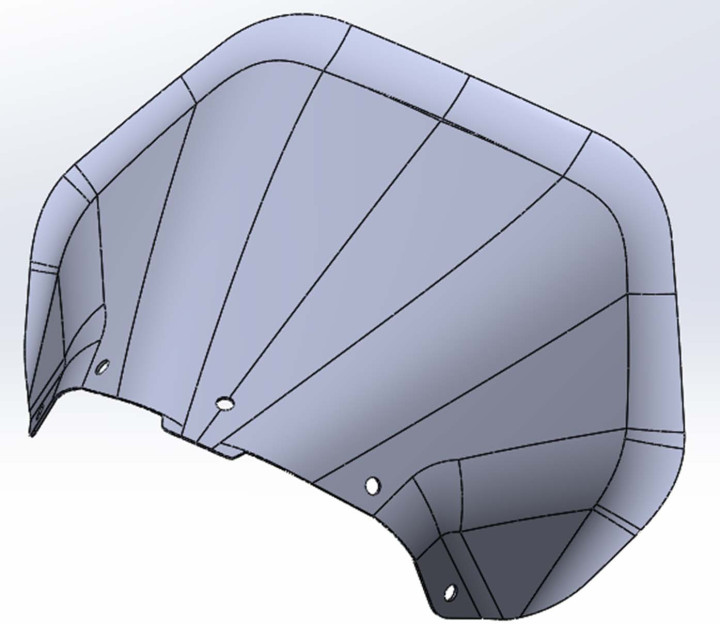 Стекло ветровое снегоход Stels Vityaz Ataman  LU092664 LU094082 LU091968 