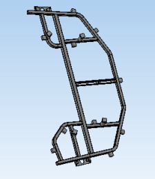 Багажник передний Stels Guepard A800GK-82210310 черный JU130571 JU129262