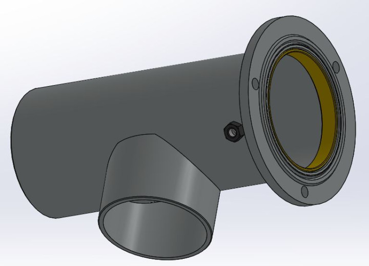Стойка с боковиной правая со стопором снегоход Stels Viking 2.0 JU107246 Стойка с боковиной правая со стопором снегоход Stels Viking 2.0 JU107246