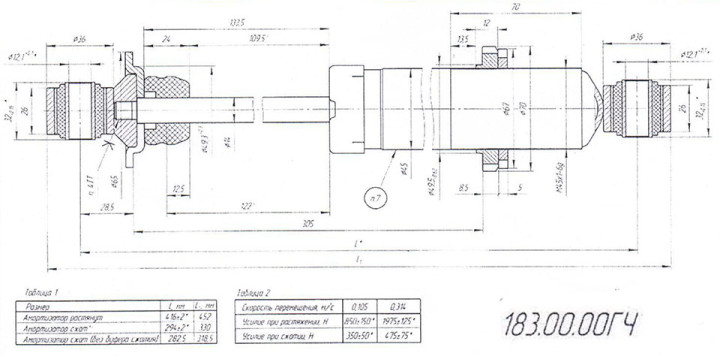 Амортизатор гидравлический телескопический газонаполненный зп кцикла STELS Guepard 2.0 LU100591 EP-00005646