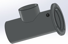 Стойка с боковиной левая со стопором снегоход Stels Viking 2.0 JU107245