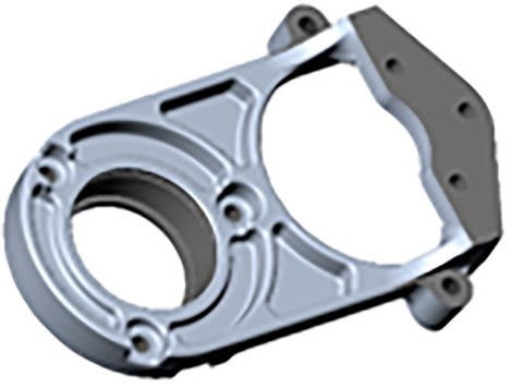 Кронштейн тормозного суппорта снегоход Stels Stavr Ataman Vityaz LU088927 Кронштейн тормозного суппорта снегоход Stels Stavr Ataman Vityaz LU088927