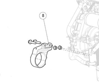 Опора ДВС передняя правая, ал.сплав EP-00012811 Опора ДВС передняя правая, ал.сплав EP-00012811