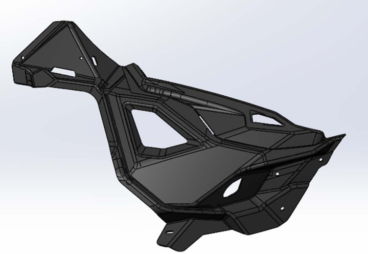 Бампер передний правый Ataman SA800T-84020012 черный LU093683 Бампер передний правый Ataman SA800T-84020012 черный LU093683