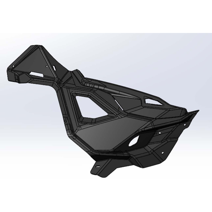 Бампер передний правый Ataman SA800T-84020012 черный LU093683