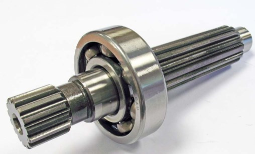 Вал вторичный КПП в сборе снегоход Stels Rosomaha Viking LU079975