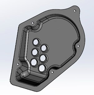 Крышка корпуса ГШВ снегоход Stels Ataman Vityaz 800см3 LU091495